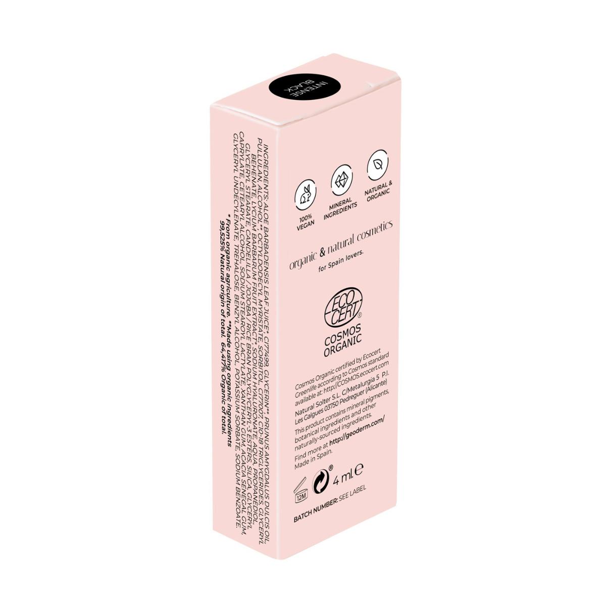 Eyeliner negro intenso (Orgánico y Vegano) Geoderm 4 ml