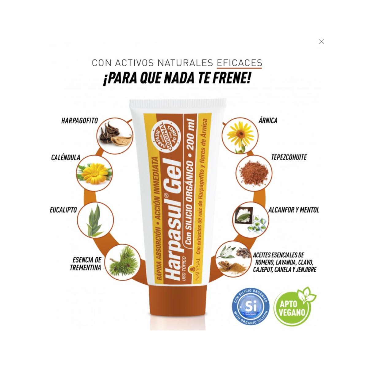 HARPASUL® gel con silicio orgánico Natysal