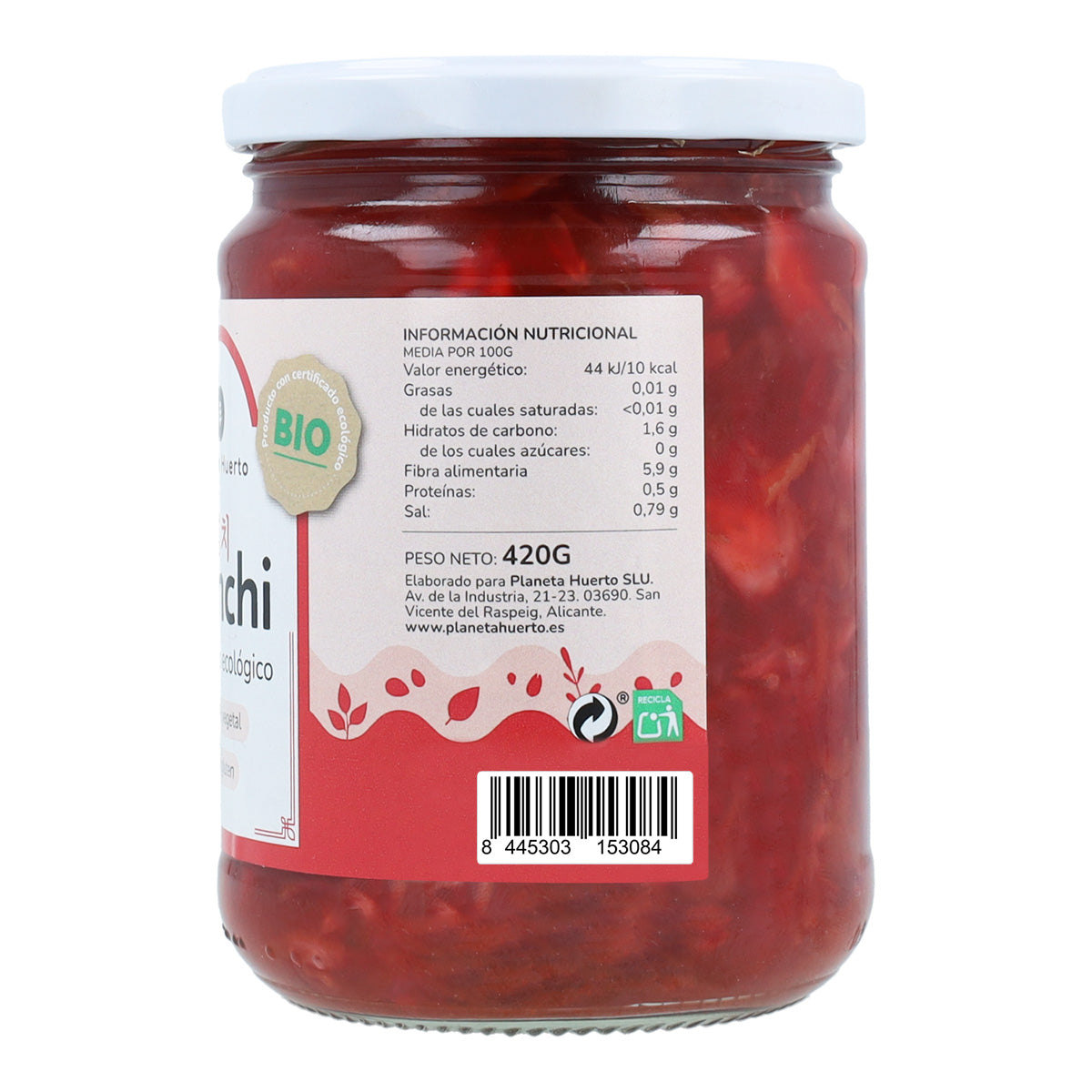 Pack 12x Kimchi ECO Planeta Huerto 420 g