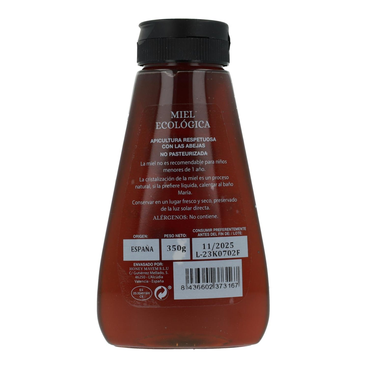 Miel montaña bio Mayem antigoteo 350 g