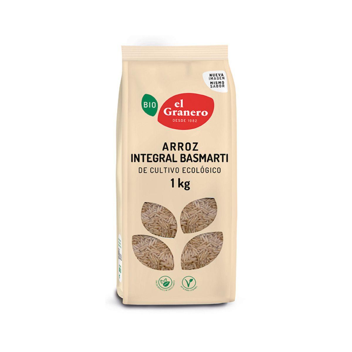 Arroz Integral Basmati Bio. El Granero. 1 kg