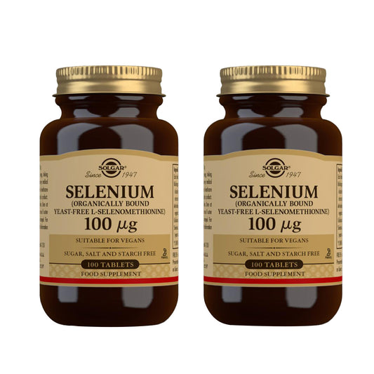 Pack 2x Selenio (Sin Levadura), 100 comprimidos de 100mg