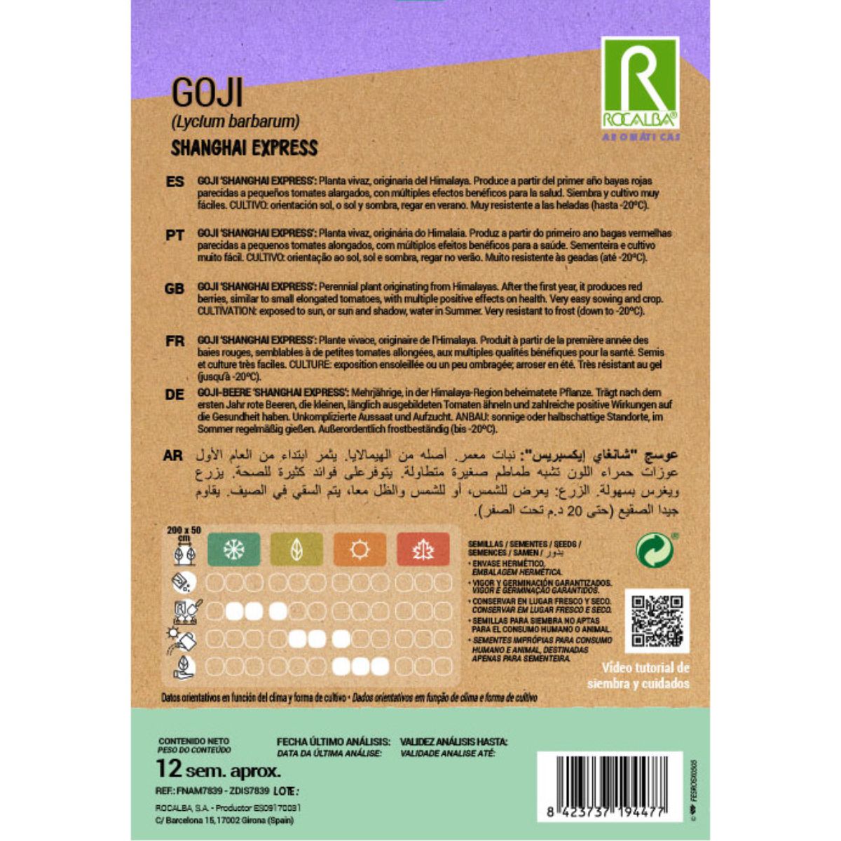 Semillas de Gogi shangai express