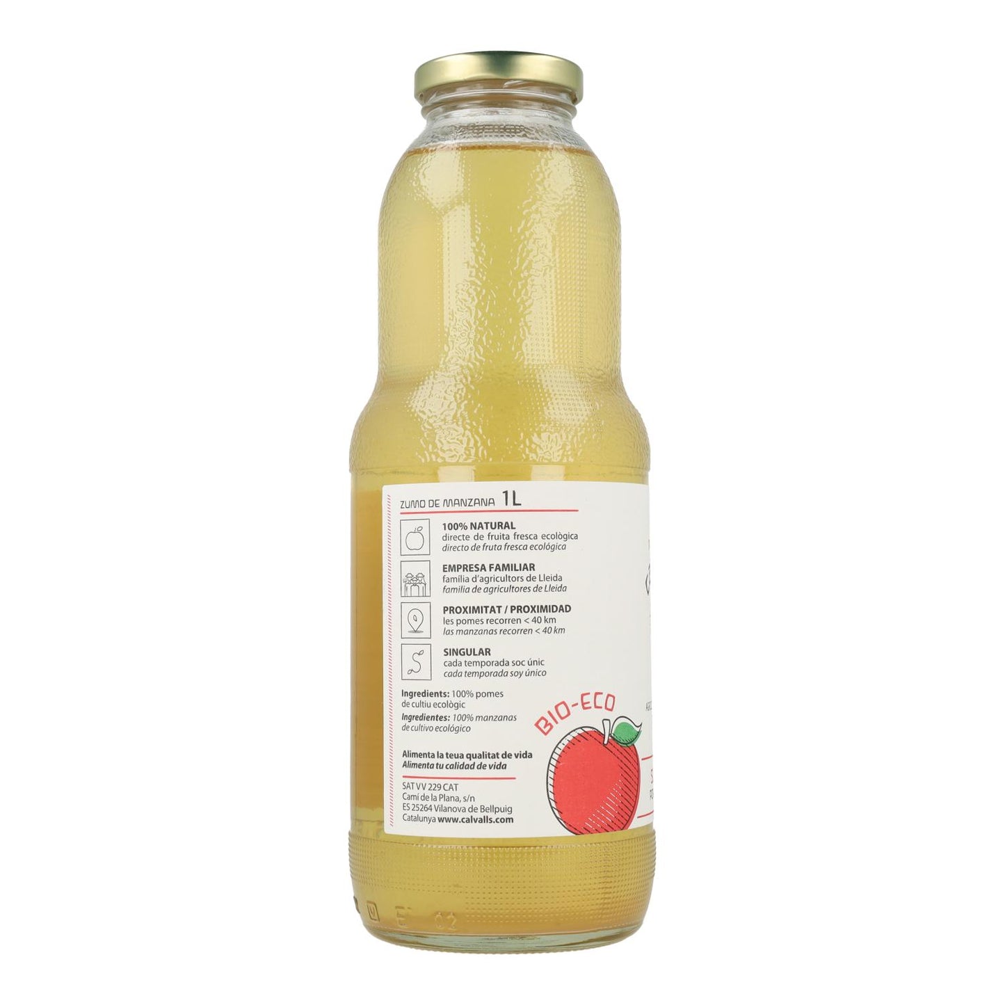 Zumo de Manzana ECO Cal valls