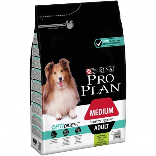 PRO PLAN Mediano OPTIDIGEST Cordero 14kg