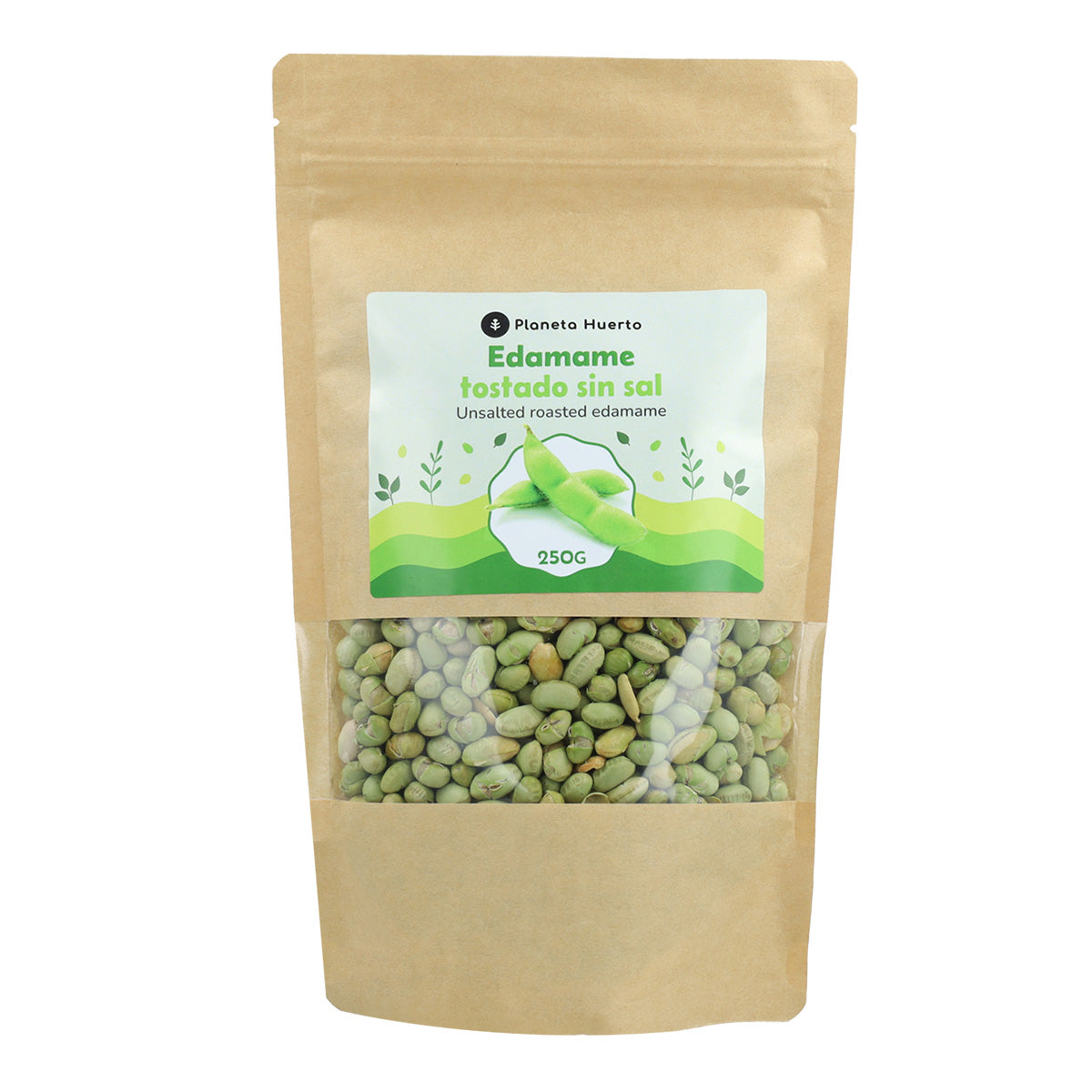 Edamame verde tostado sin sal Planeta Huerto 250 g