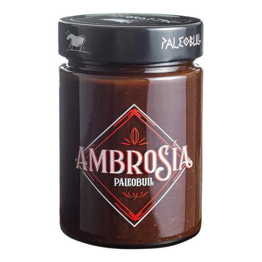 Crema de Cacao y Avellanas saludable Ambrosía Paleobull 300 g