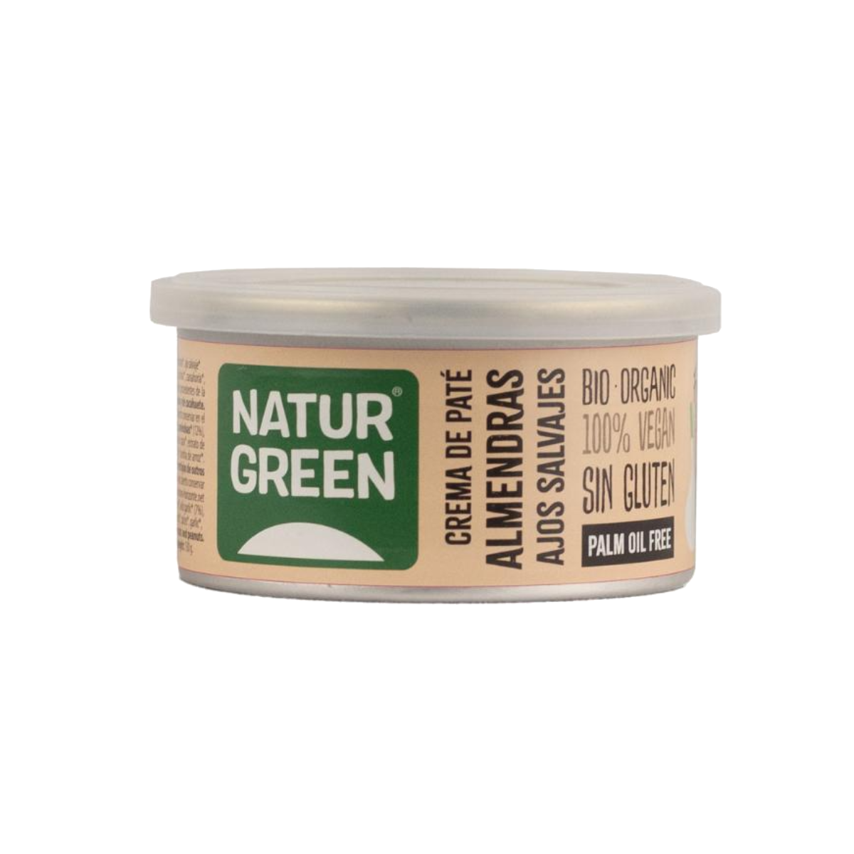 Crema de Paté de Almendra y Ajos Salvajes Naturgreen 130 g