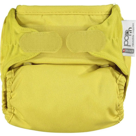 Pañal de Tela de Bambú Mostaza Celery Close Pop-In
