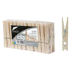 Pinzas de madera para tendedero Kerkom 24 uds