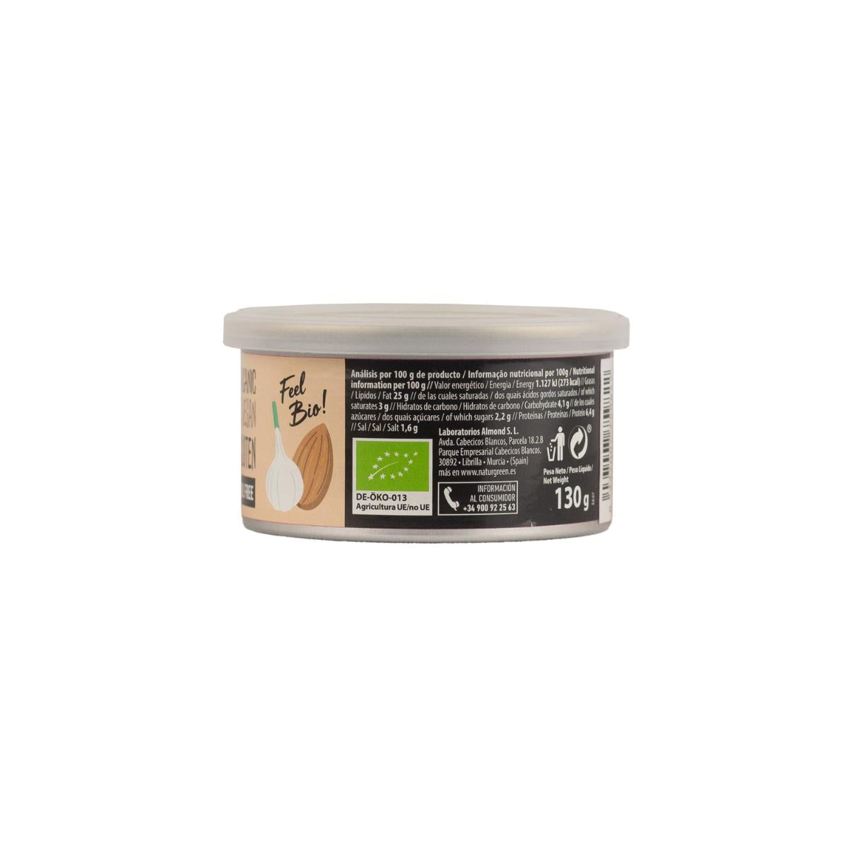 Crema de Paté de Almendra y Ajos Salvajes Naturgreen 130 g