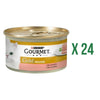 Pack 24 x GOURMET GOLD Mousse Comida húmeda Salmon 85 g