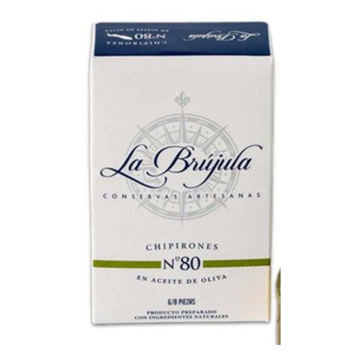 Chipirones en aceite de oliva 6/8 La Brujula 110 g