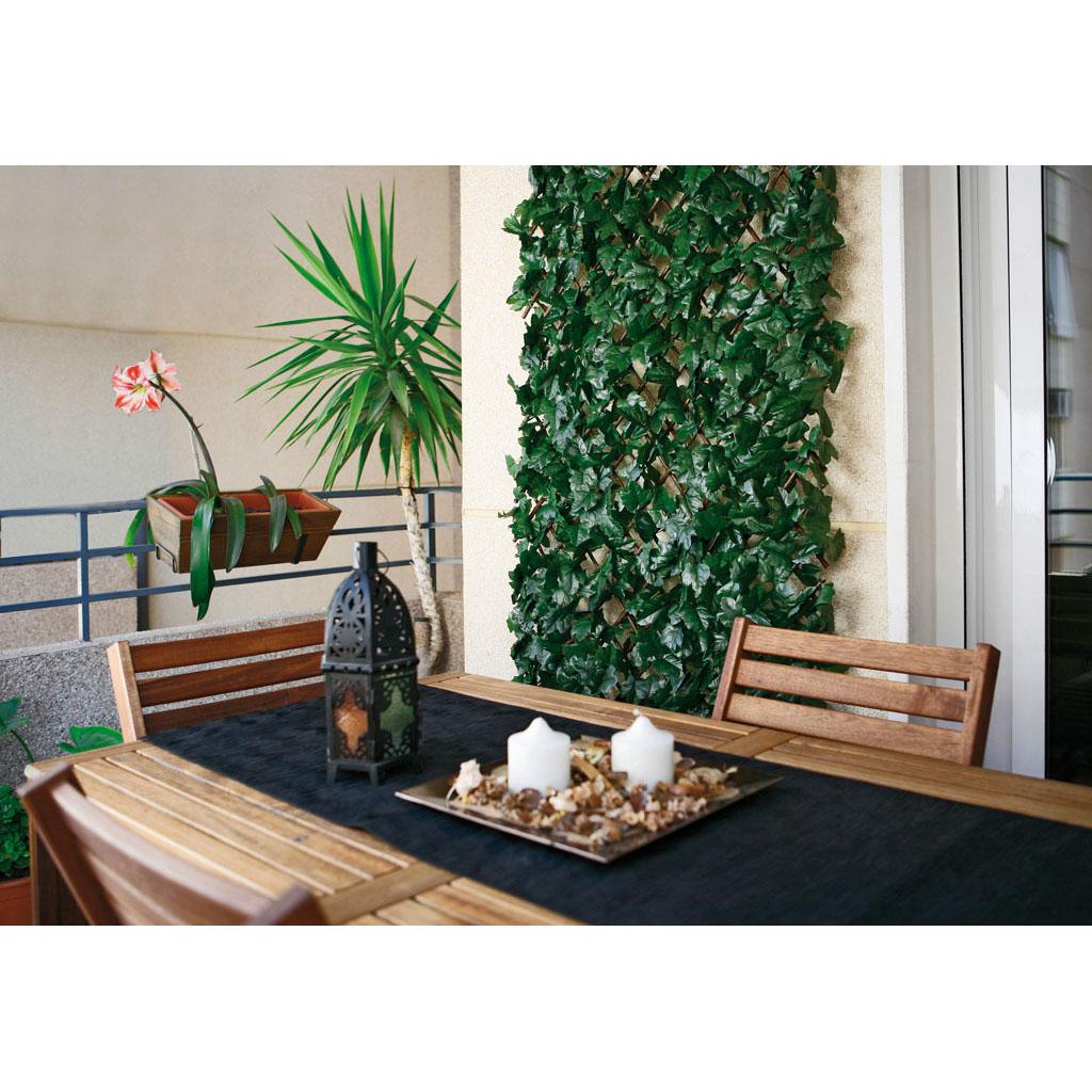 Celosía de mimbre con hojas 1 x 2