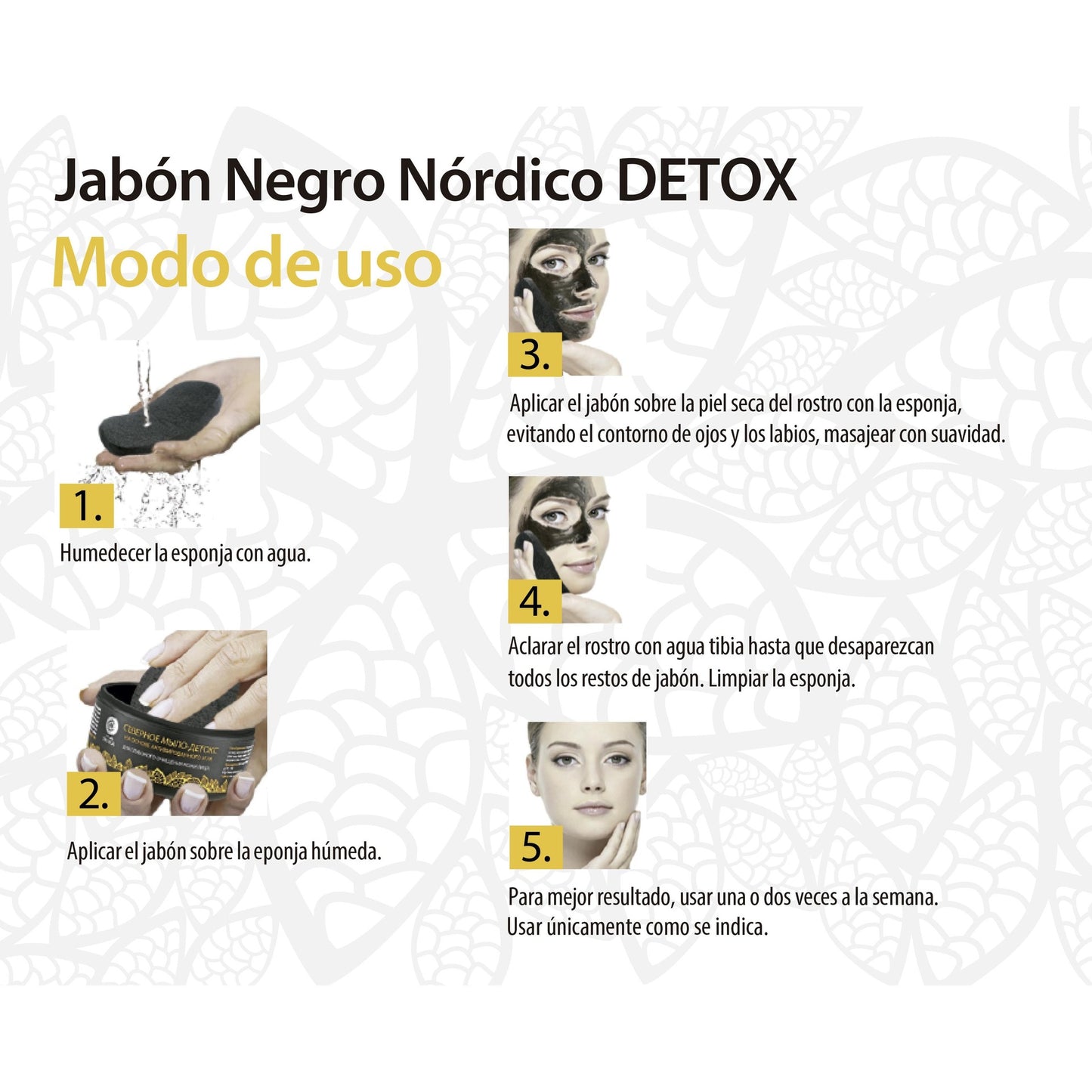 Jabón negro nórdico detox Natura Sibérica 120 ml