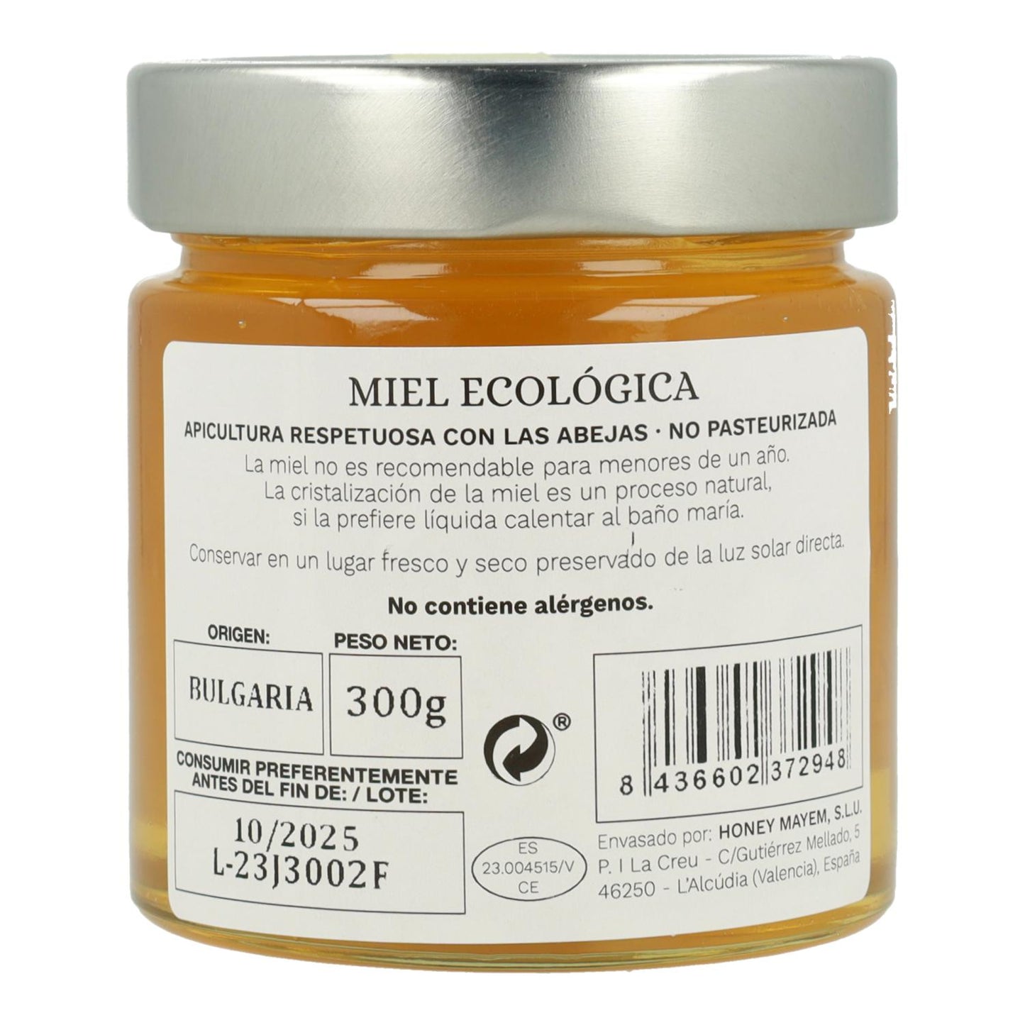 Miel acacia bio Mayem 300 g