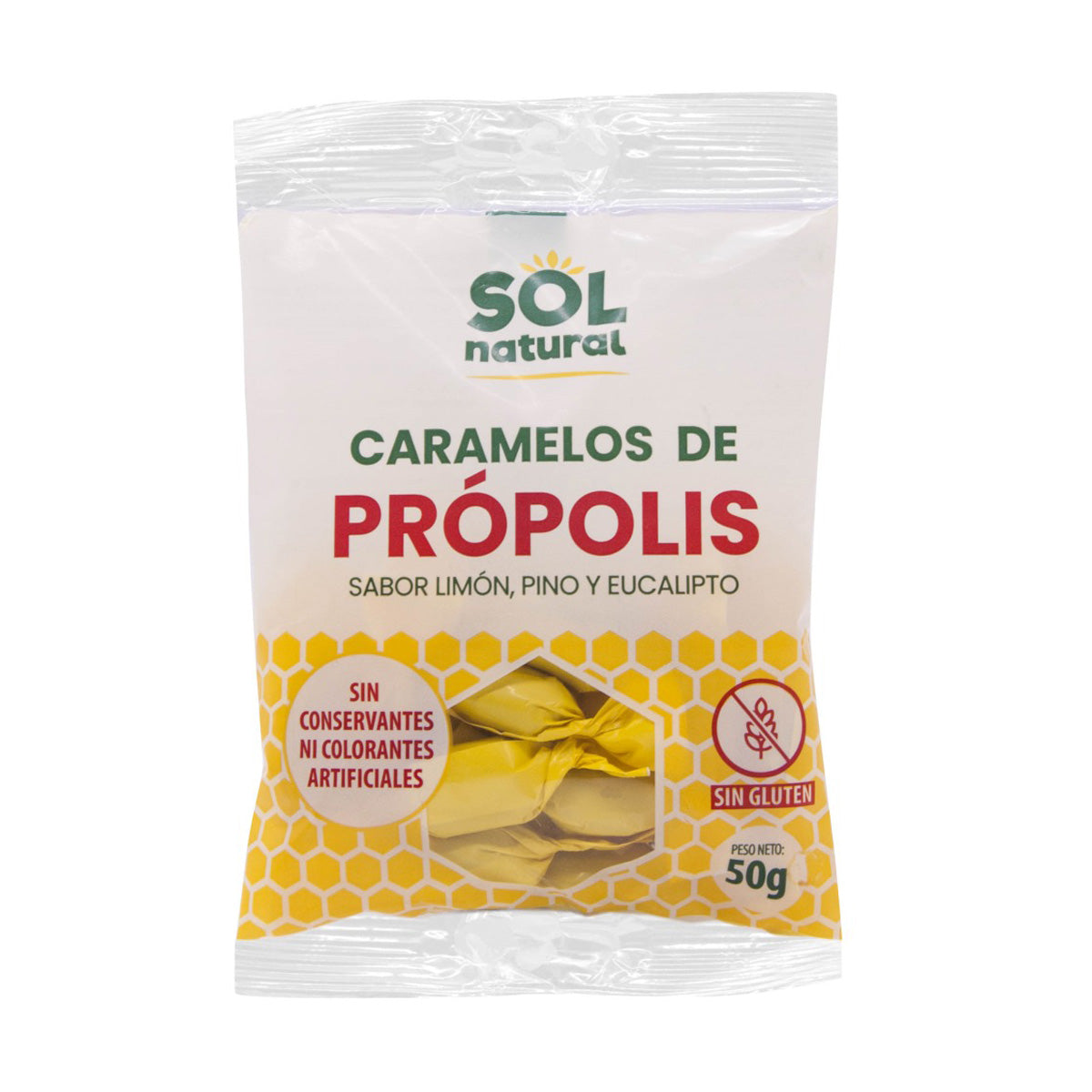 Caramelos de própolis Sol Natural 50 g