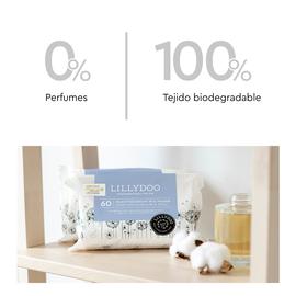 Toallitas húmedas 99% agua LILLYDOO 15 uds