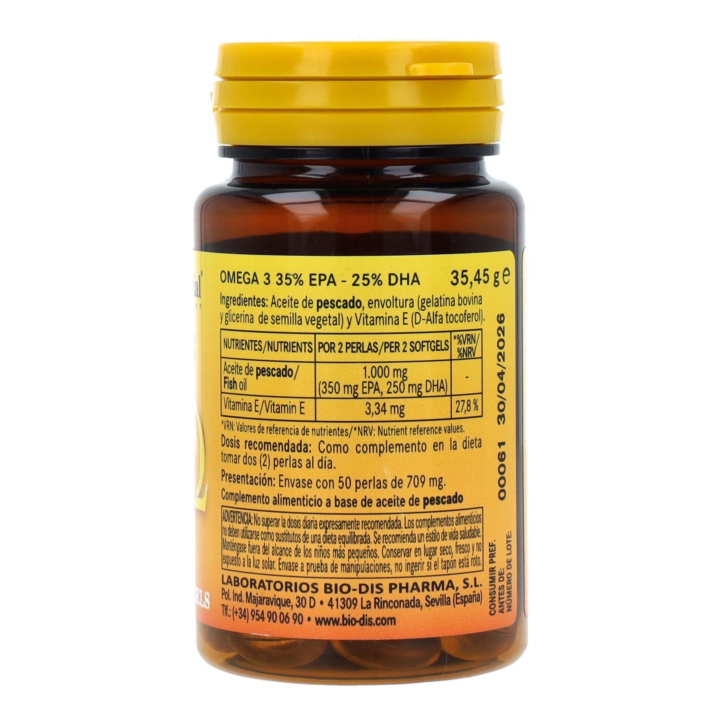 Omega-3 Nature Essential 50 Perlas