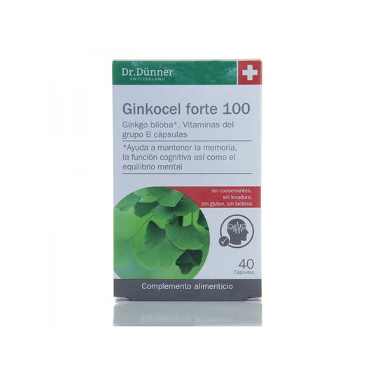 Ginkocel Forte 100 40 Cápsulas Dr. Dünner