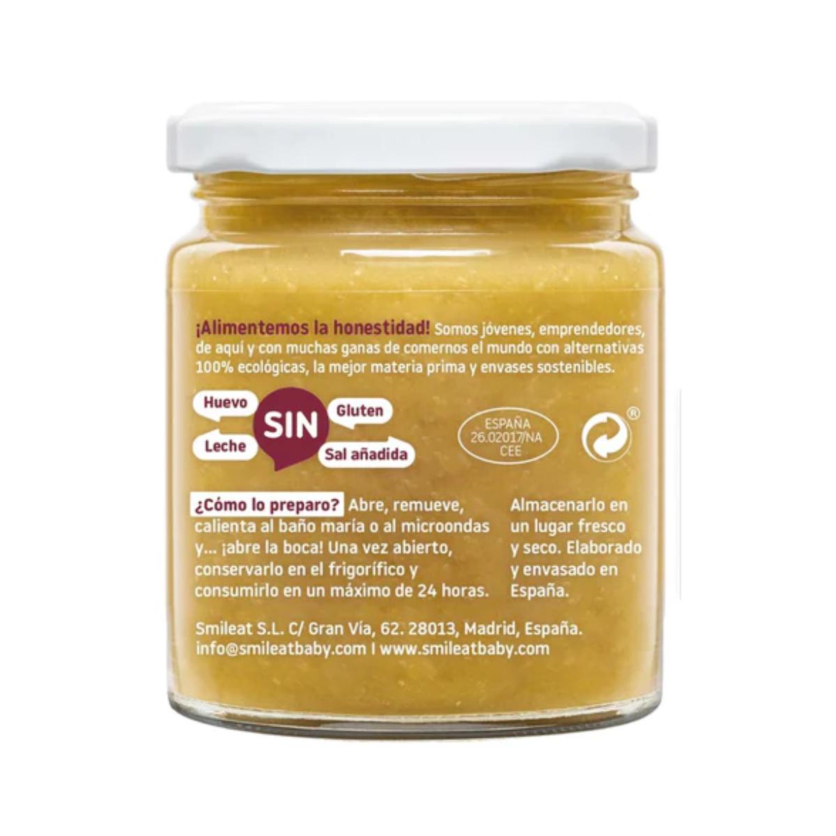 Tarrito BIO ternera y verduras +6 meses Smileat 230g