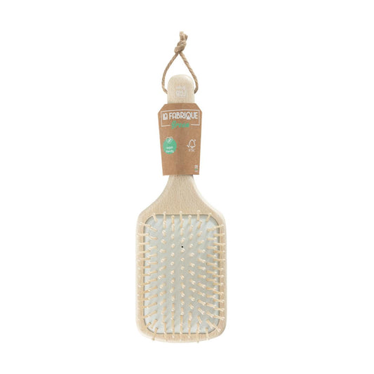 Cepillo de cabello retangular de madera  La Fabrique Green