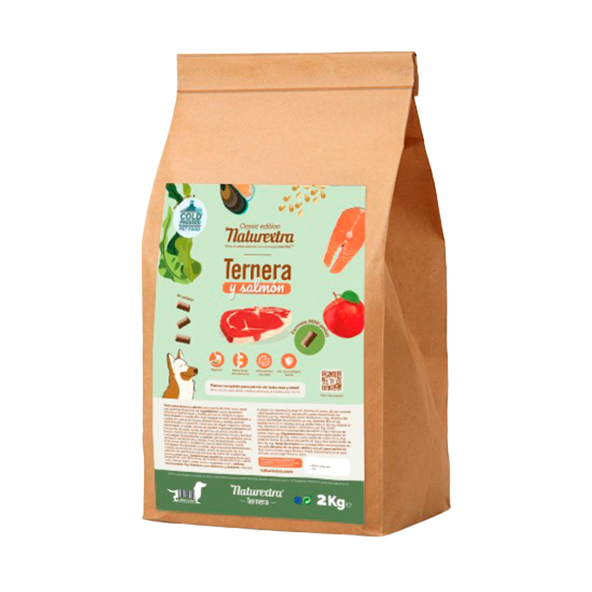 Naturextra Ternera con salmón mini 2kg