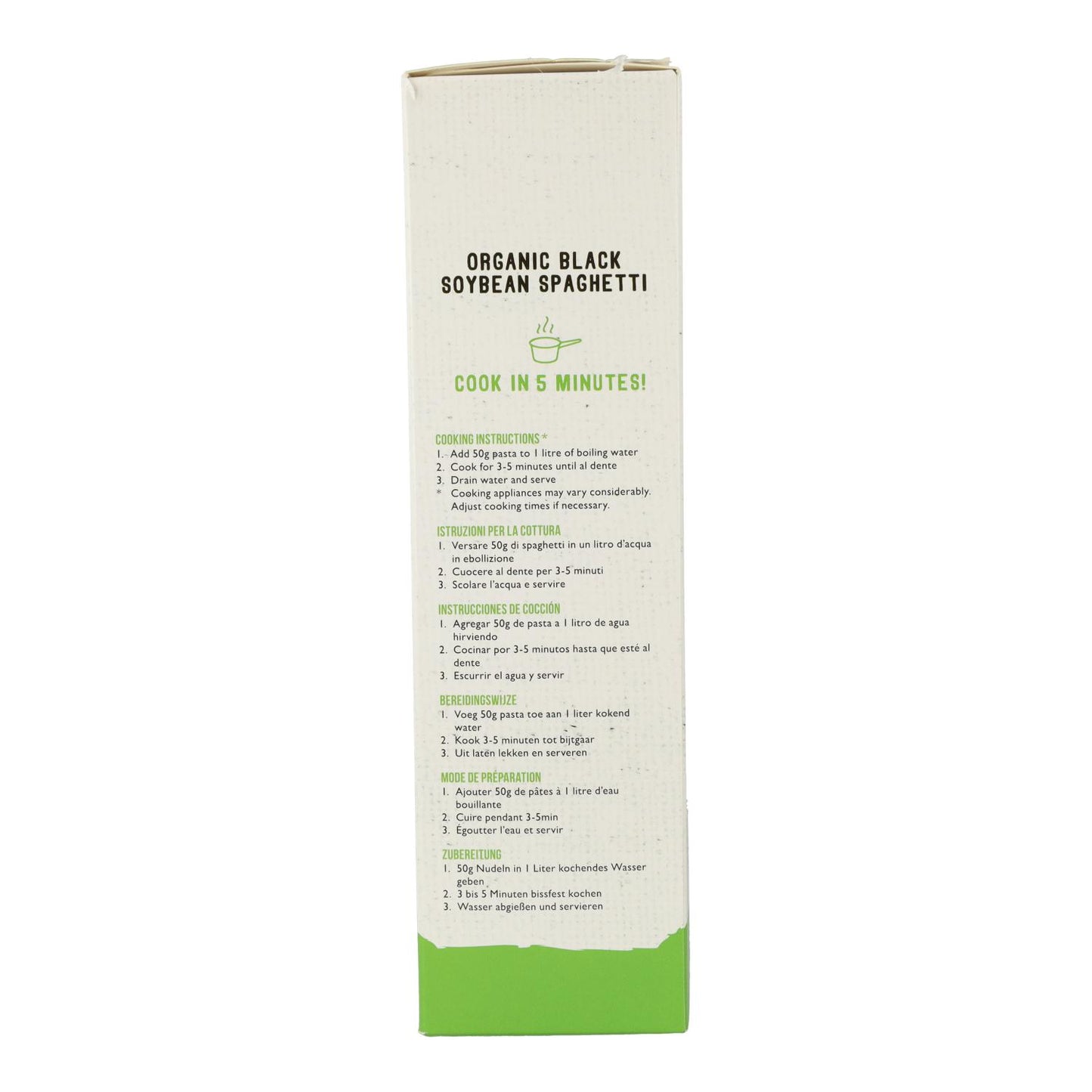 Espaguetis Veganos de Soja Negra Eco Sin Gluten Slendier 200 g