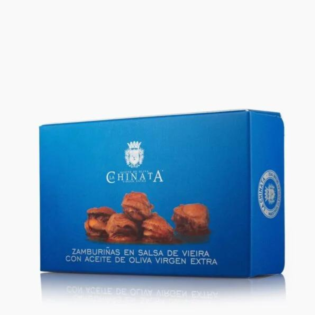 Zamburiñas en salsa de vieira con AOVE 115 gr La Chinata