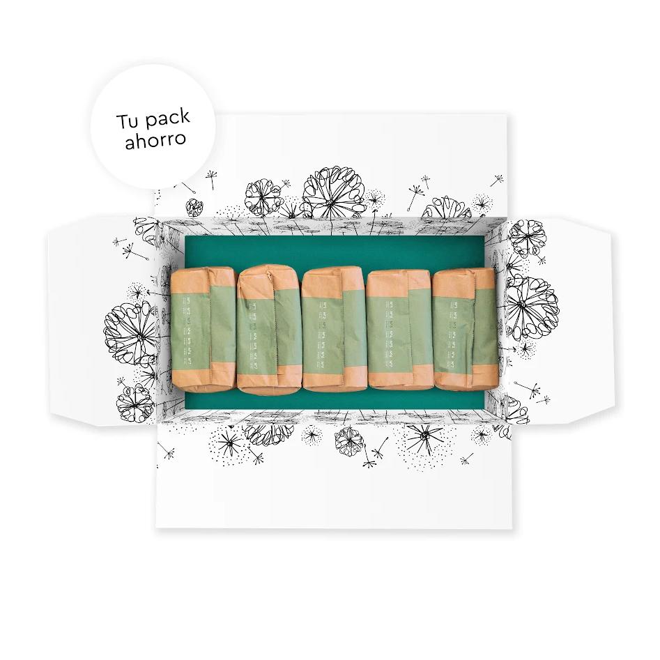 Pack ahorro Pañales LILLYDOO green, Talla 3, 6-10 Kg, 165 uds