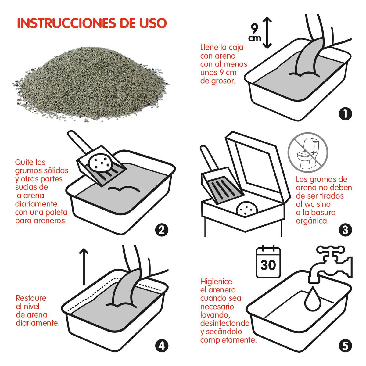 Classic Cat Litter 10 Kg Arena Aglomerante Bentonita con Carbón Activo Arquivet