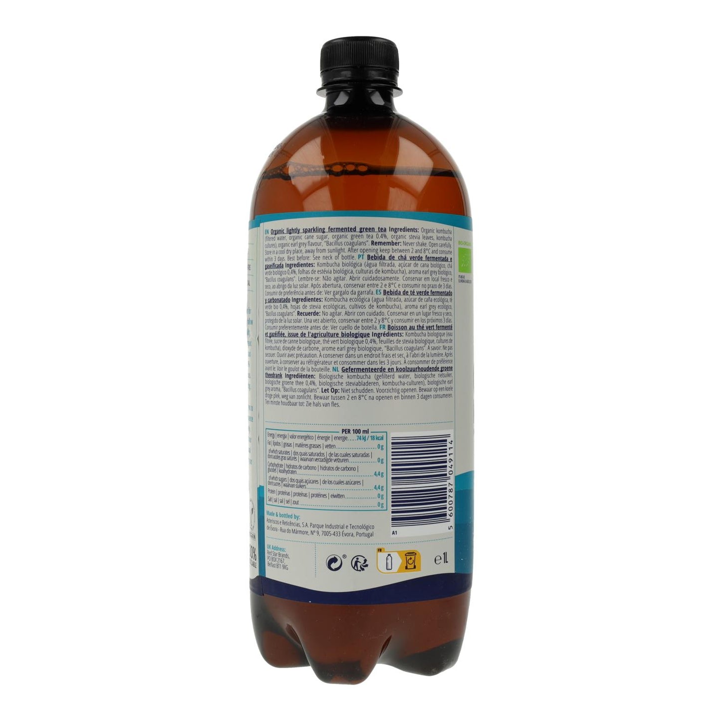 Bebida Kombucha BIO original Captain Kombucha 1 L