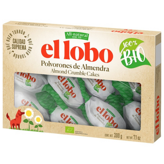 Polvorones de Almendra BIO El Lobo 200 g