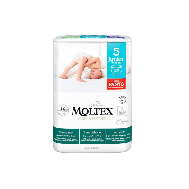 PROMO ESPECIAL Pants Moltex Pure & Nature T5 (9-14 kg), 40 Uds