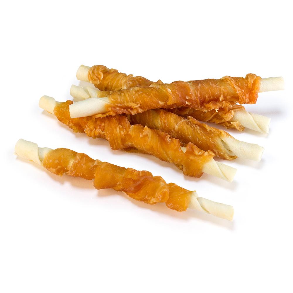 Snack natural para perros Twist con pollo enrollado Arquivet 13 cm 1kg