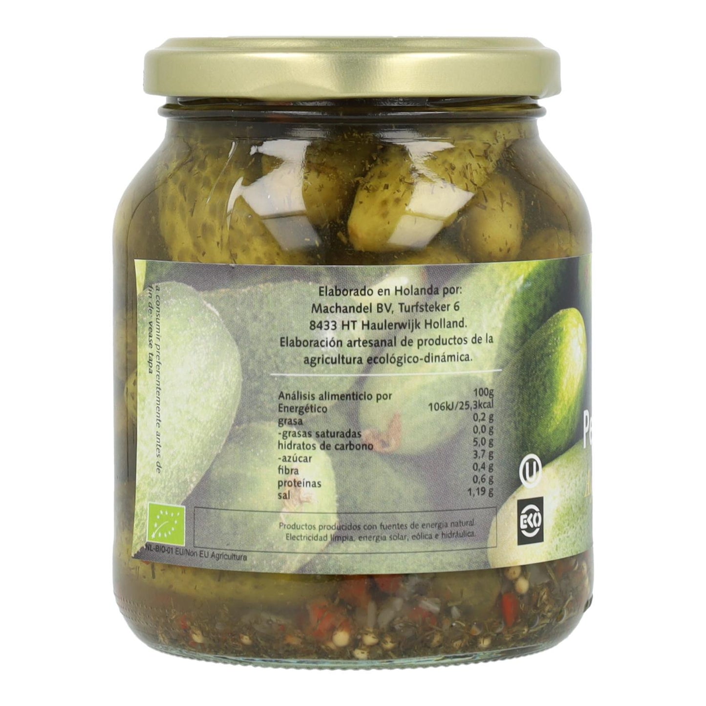 Pepinillos Agridulces de Machandel, 350gr