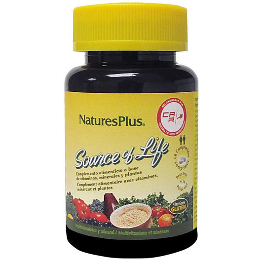 Multivitamínico Source of life Nature's Plus 60 comprimidos