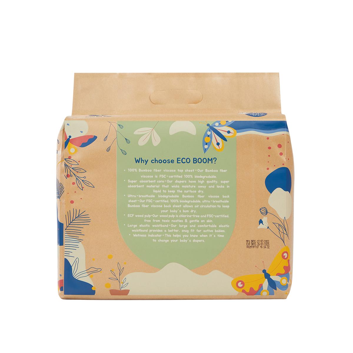 Pañal de Bambú Ecoboom T5 (12 a 17 kg) 28 unidades