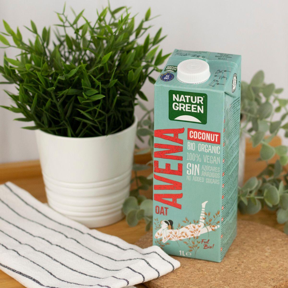 Bebida de Avena y Coco NaturGreen 1 L