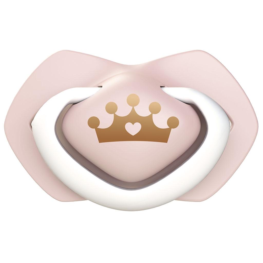 Pack chupetes silicona Royal Baby rosa Canpol babies (2 ud.)