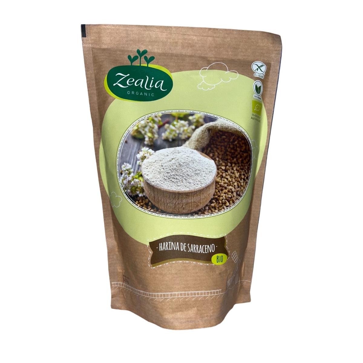 Harina de Trigo Sarraceno BIO Sin Gluten Zealia 500 gr