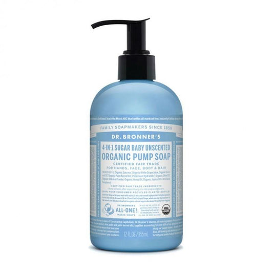 Jabón de azúcar Bebés  Neutral Dr. Bronners 355 ml