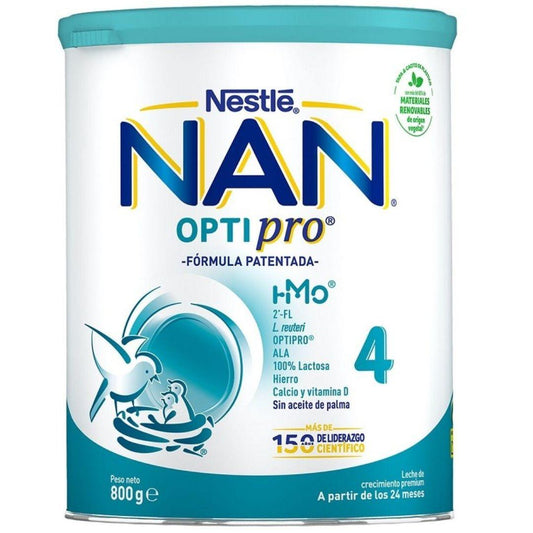 Nan Optipro 4 Leche de crecimiento a partir de 2 años Nestlé 800 g