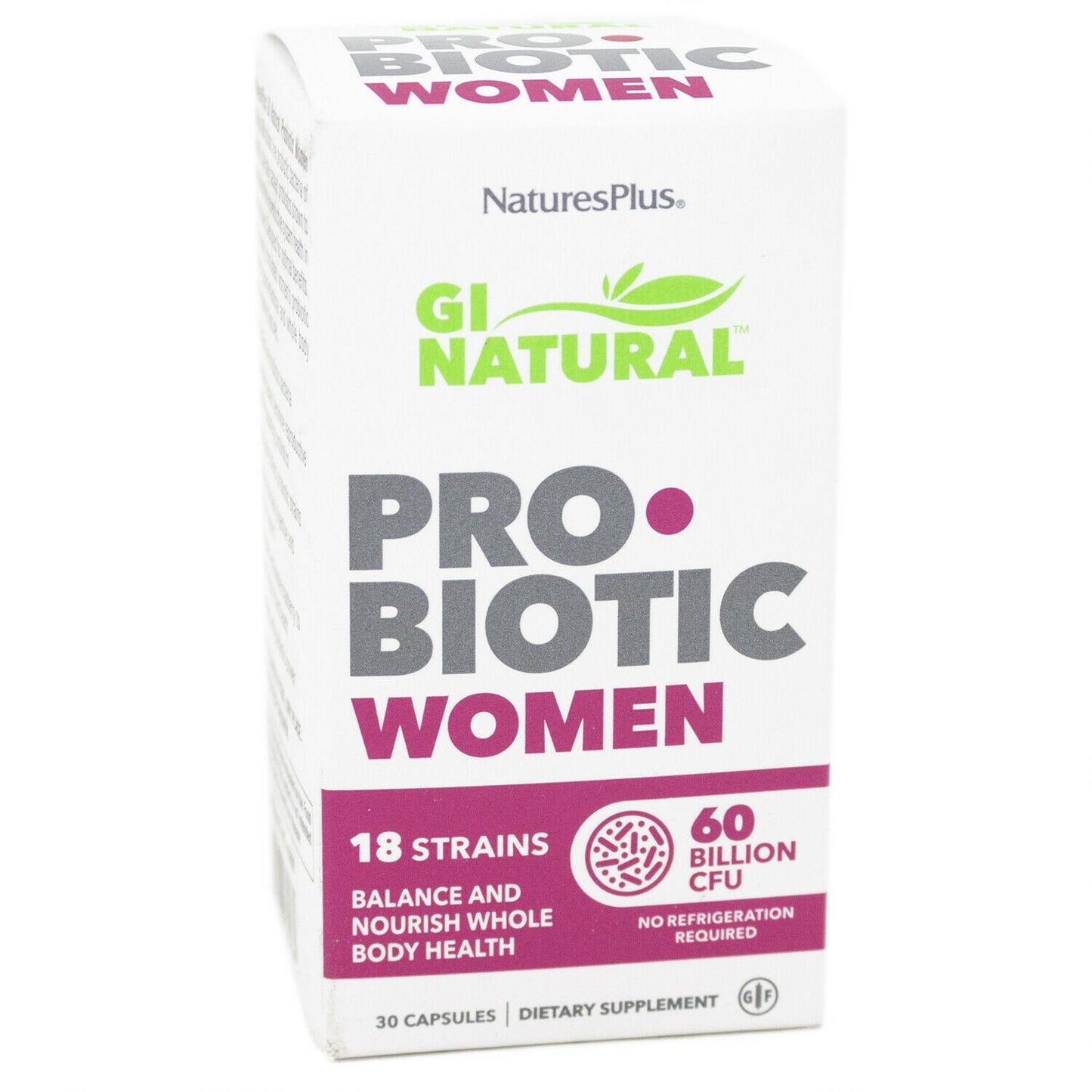 Probiótico Gi Natural Mujer Nature's Plus 30 cápsulas