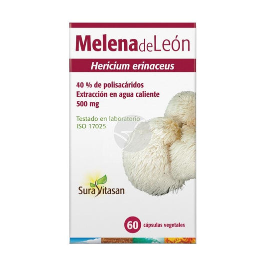 Melena de León 500 mg  60 cápsulas Sura Vitasan