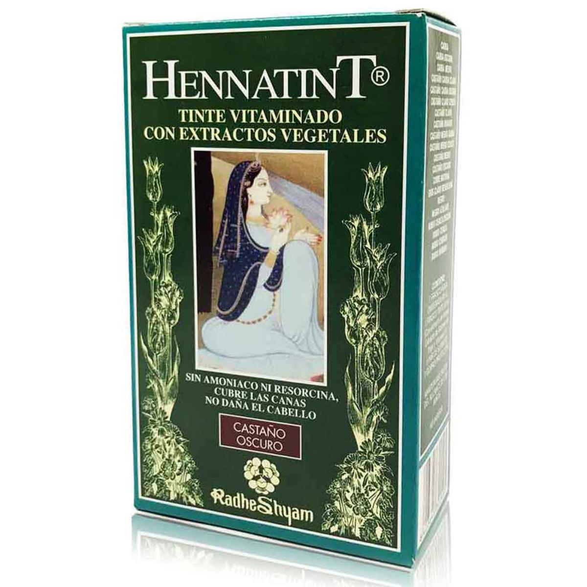 Hennatint castaño oscuro Radhe 120 ml