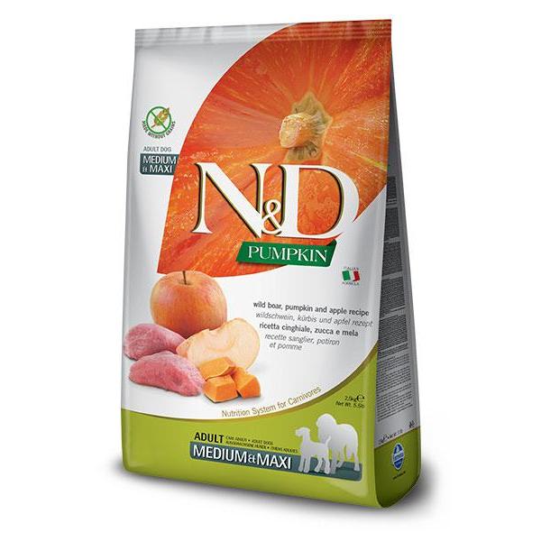 ND Pumpkin Medium Maxi jabalí Pienso para perros Farmina 12 kg