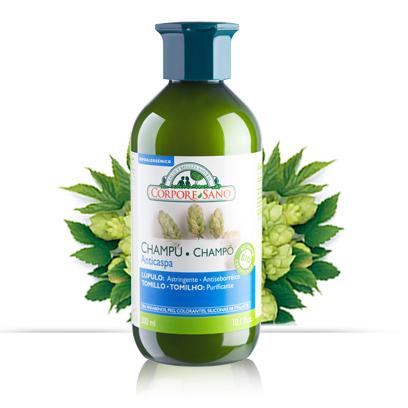 Champú Anticaspa con Lúpulo tomillo e hinojo Corpore Sano 300 ml