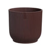 Macetero reciclado Winery rojo burdeos Elho 18 cm