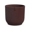 Macetero reciclado Winery rojo burdeos Elho 18 cm